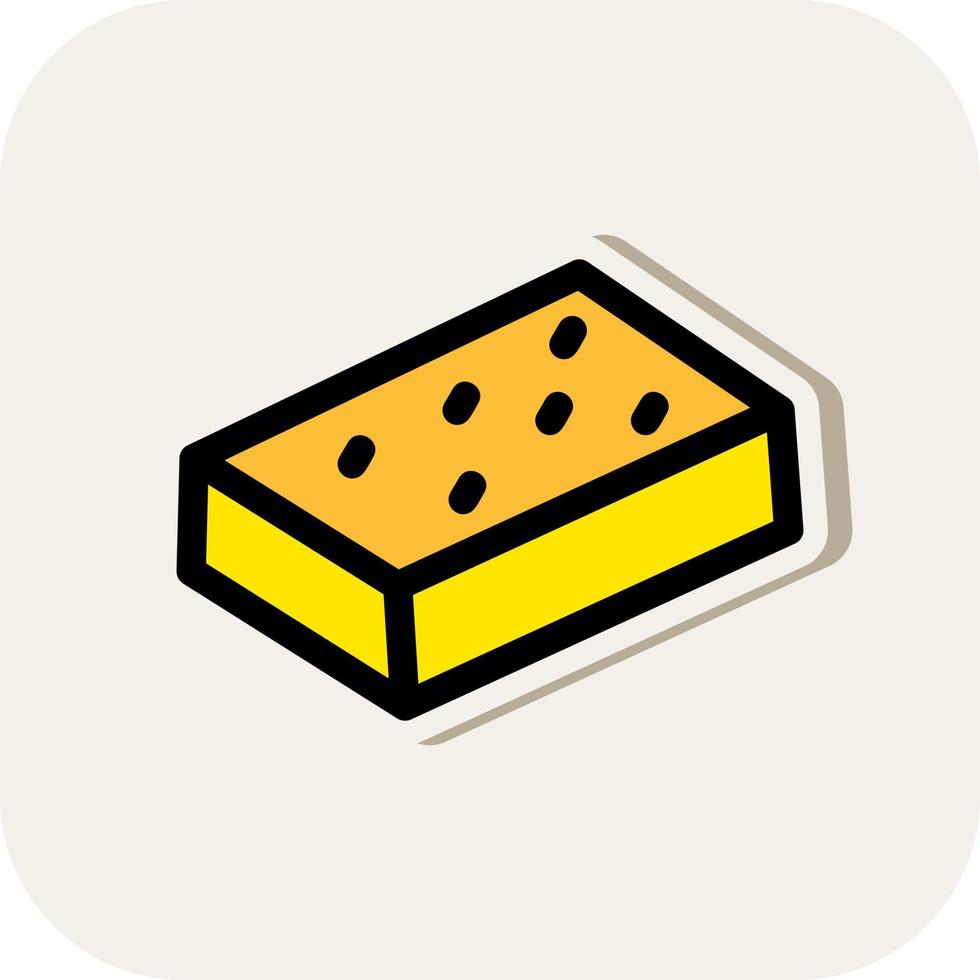 Cornbread Vector Icon Design