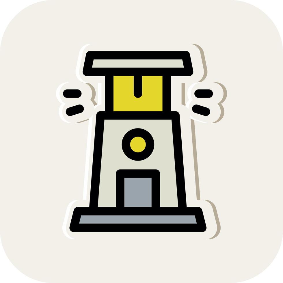 Lighthouse Vector Icon Design