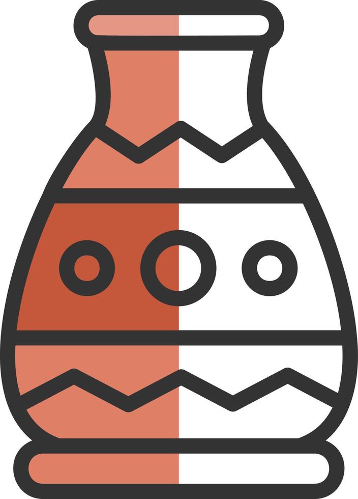 Amphora Vector Icon Design