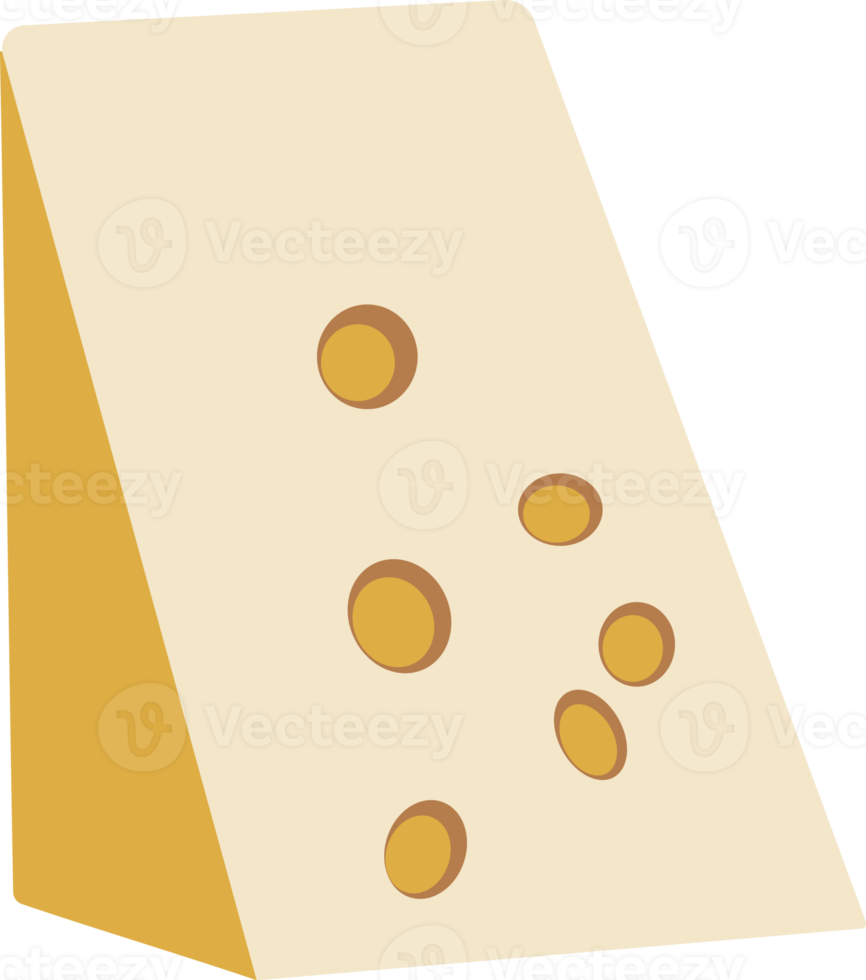 dreieckig Stück von emmental Käse png