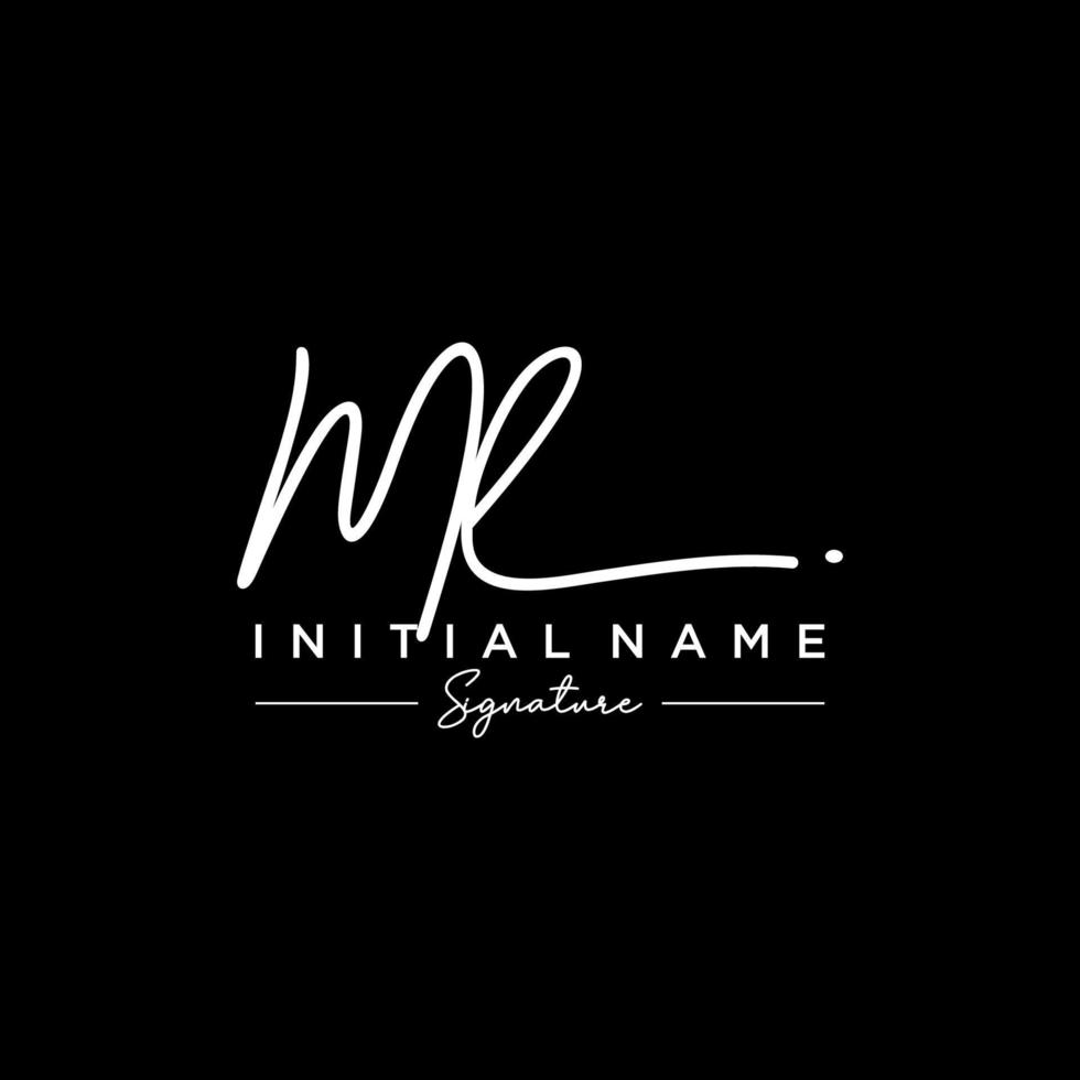 Letter ML Signature Logo Template Vector