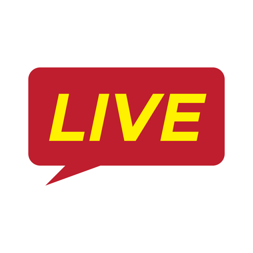Live streaming logo. Online stream sign. png