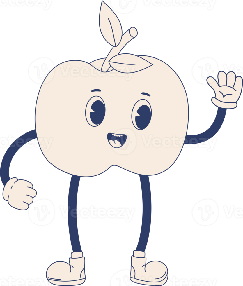 vintage  character apple png