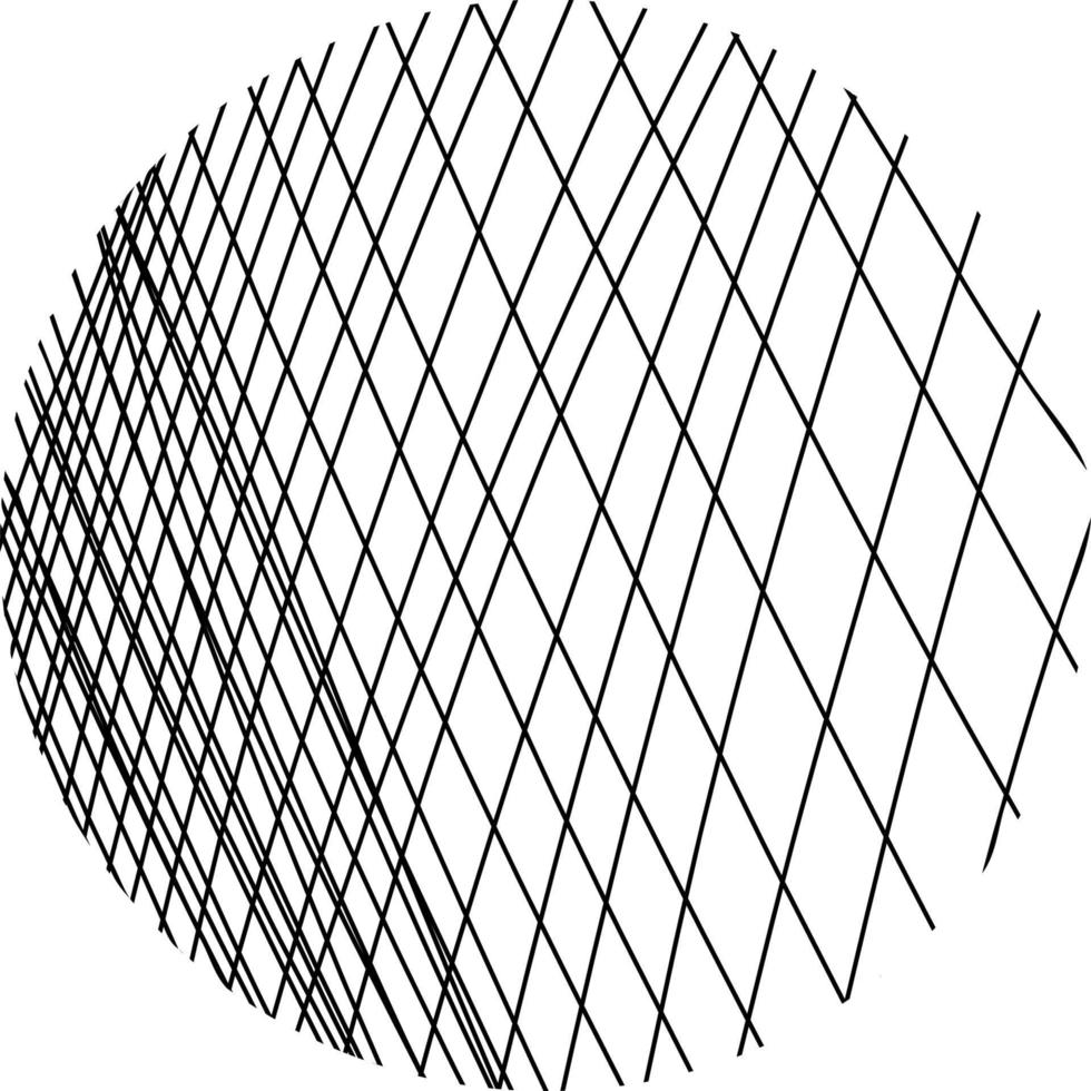 round curves linear abstract background vector