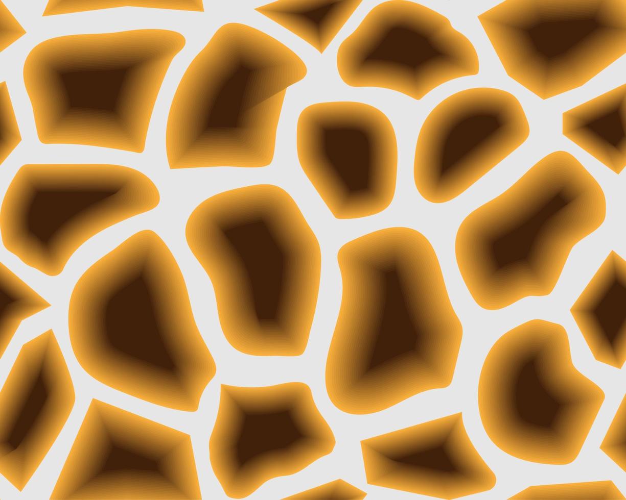 Giraffe skin seamless pattern. Animal print vector