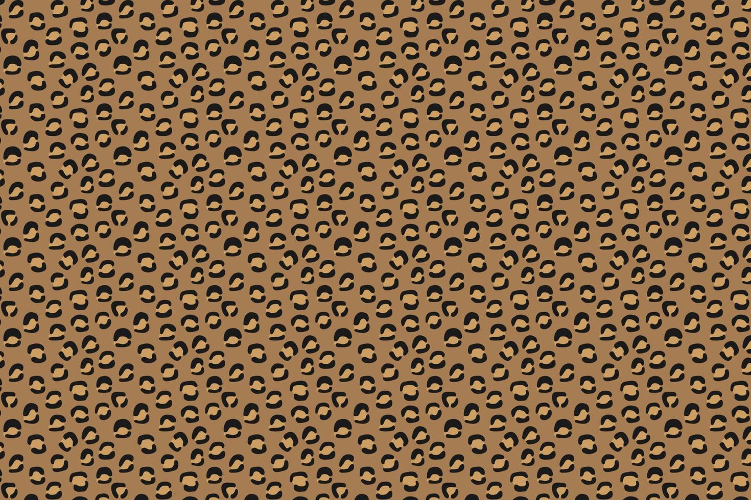 Leopard skin repeated seamless pattern texture vector