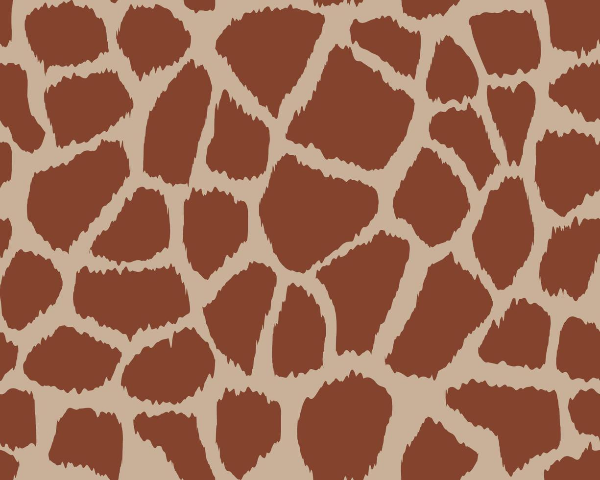 Giraffe skin seamless vector pattern