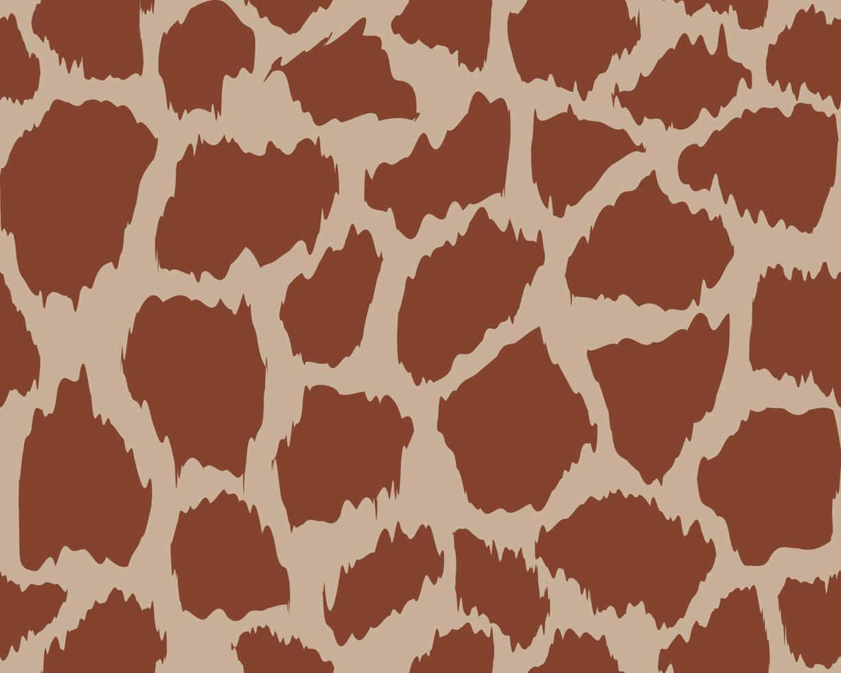 Vector seamless pattern with giraffe skin texture. Repeating giraffe background for textile design,