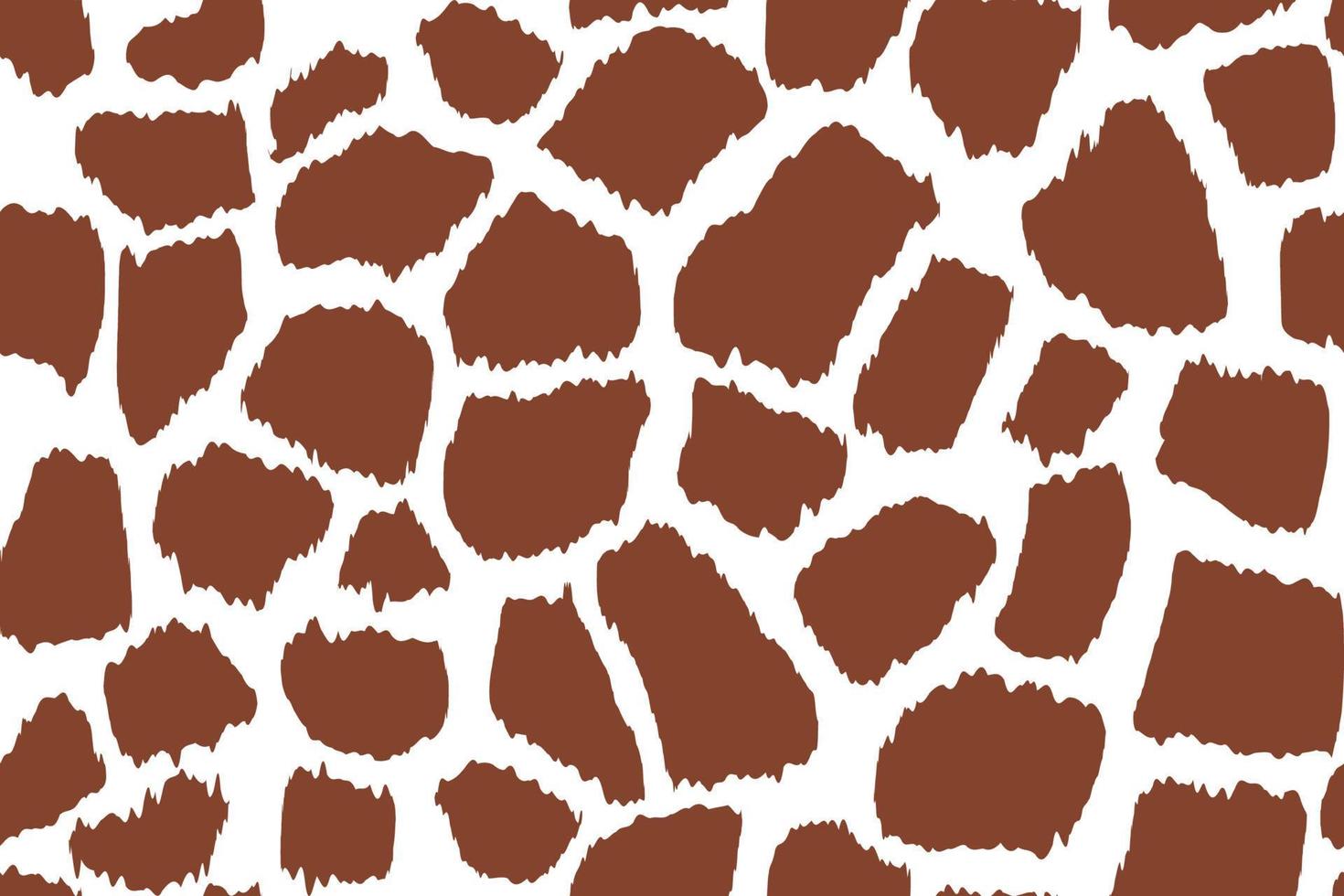 Giraffe skin seamless vector pattern