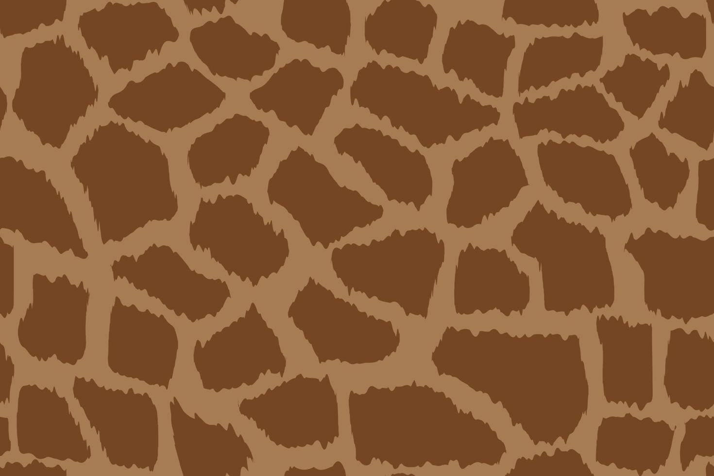 Vector seamless pattern with giraffe skin texture. Repeating giraffe background for textile design,