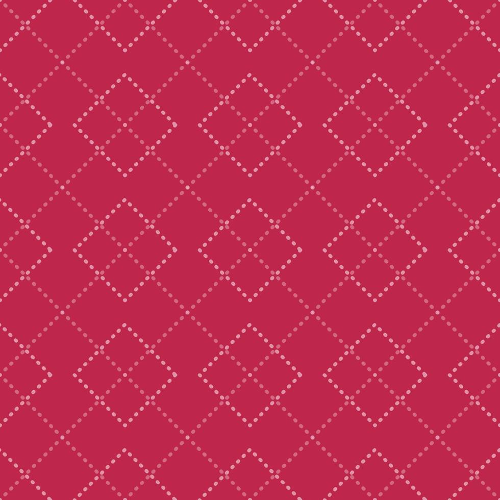 seamless pattern with geometric ornament. Vector illustration. Magenta. Endless texture.
