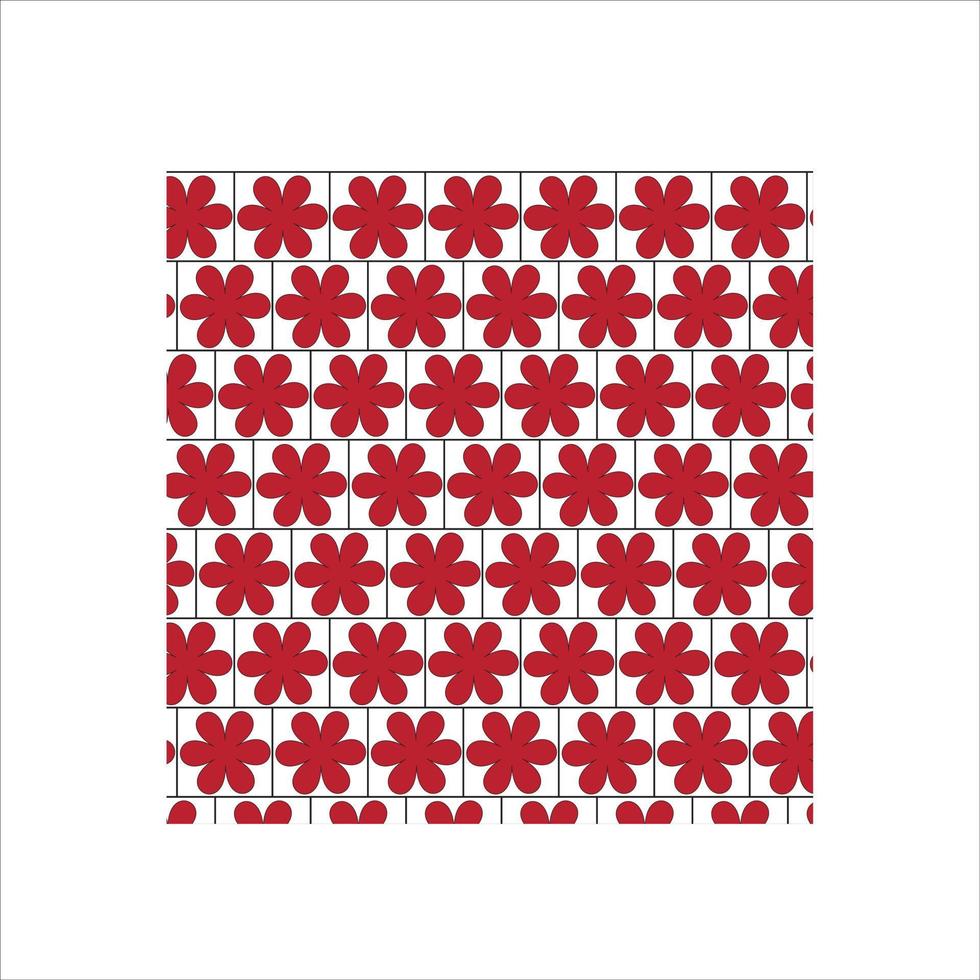 flower pattern design vector