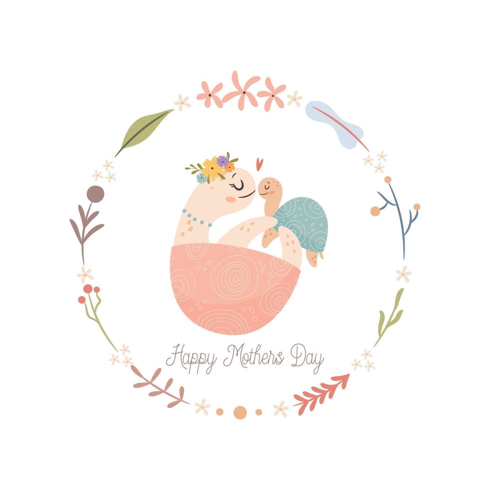 Happy Mothers day illustration vector