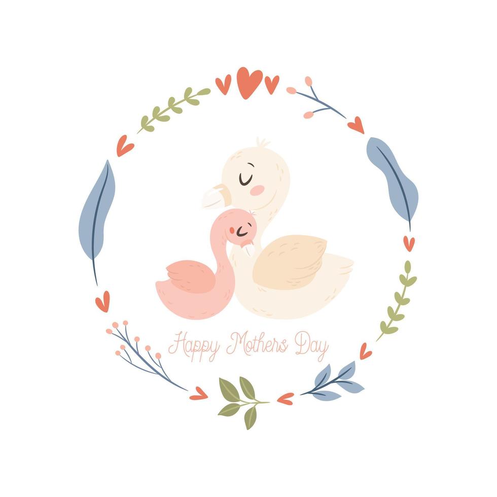 Happy Mothers day illustration vector