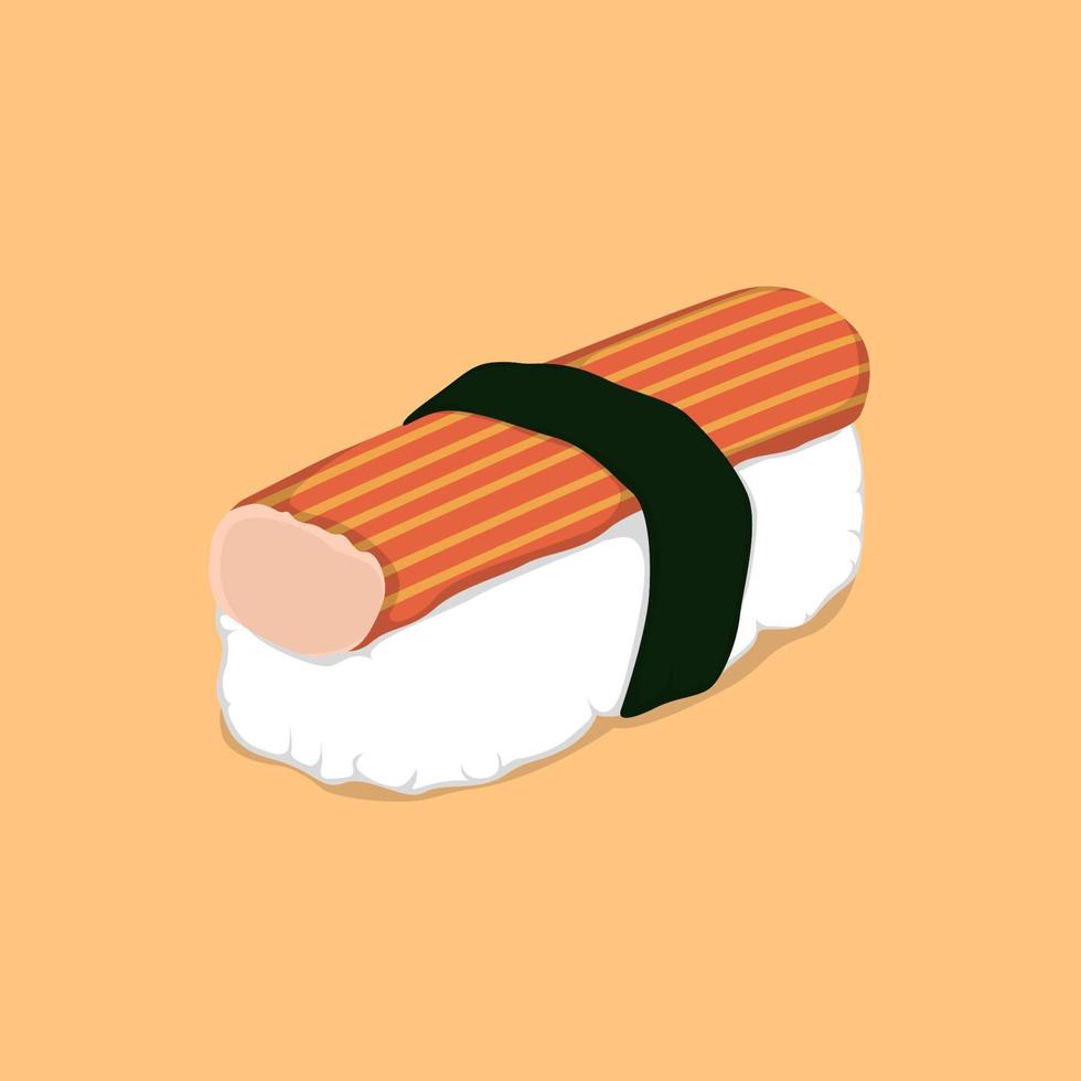 Sushi Japanese Food Vector Illustration