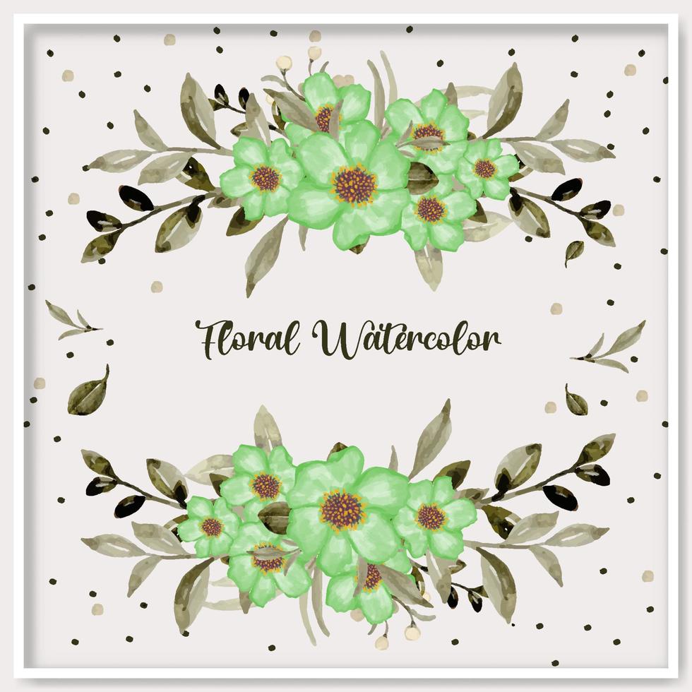 prima vector hermosa floral acuarela arreglo