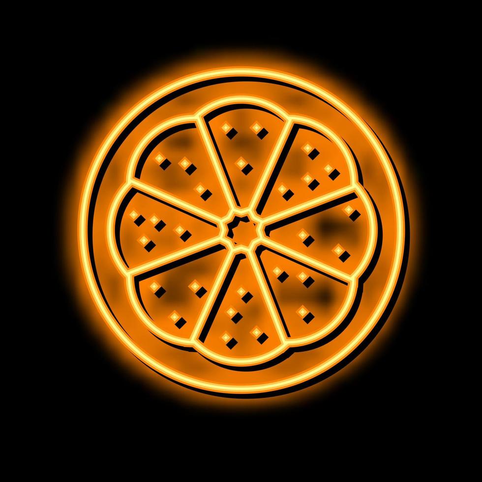 Lemon And Lime Vitamin Citrus neon glow icon illustration vector