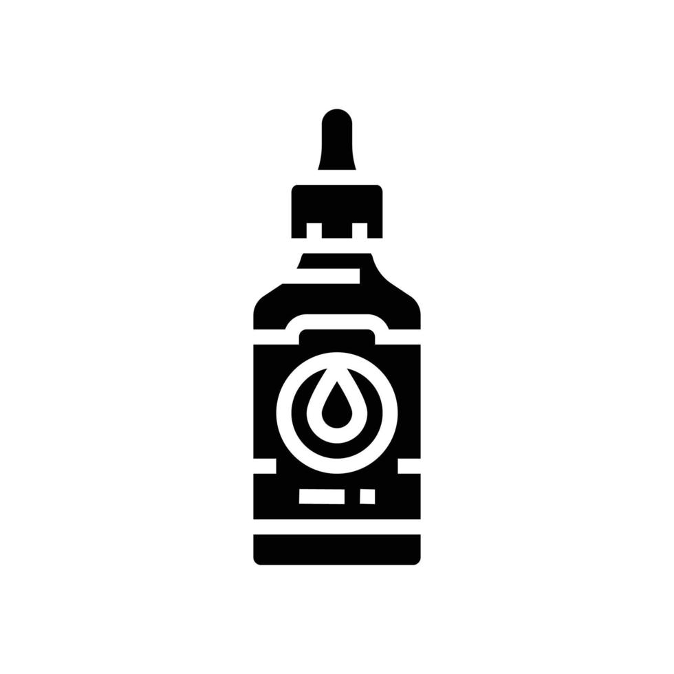 oil cream product glyph icon vector illustration