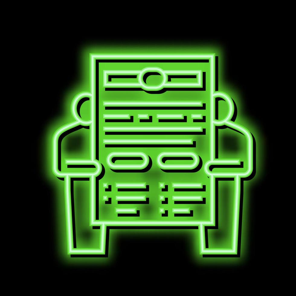 leasing contract law dictionary neon glow icon illustration vector