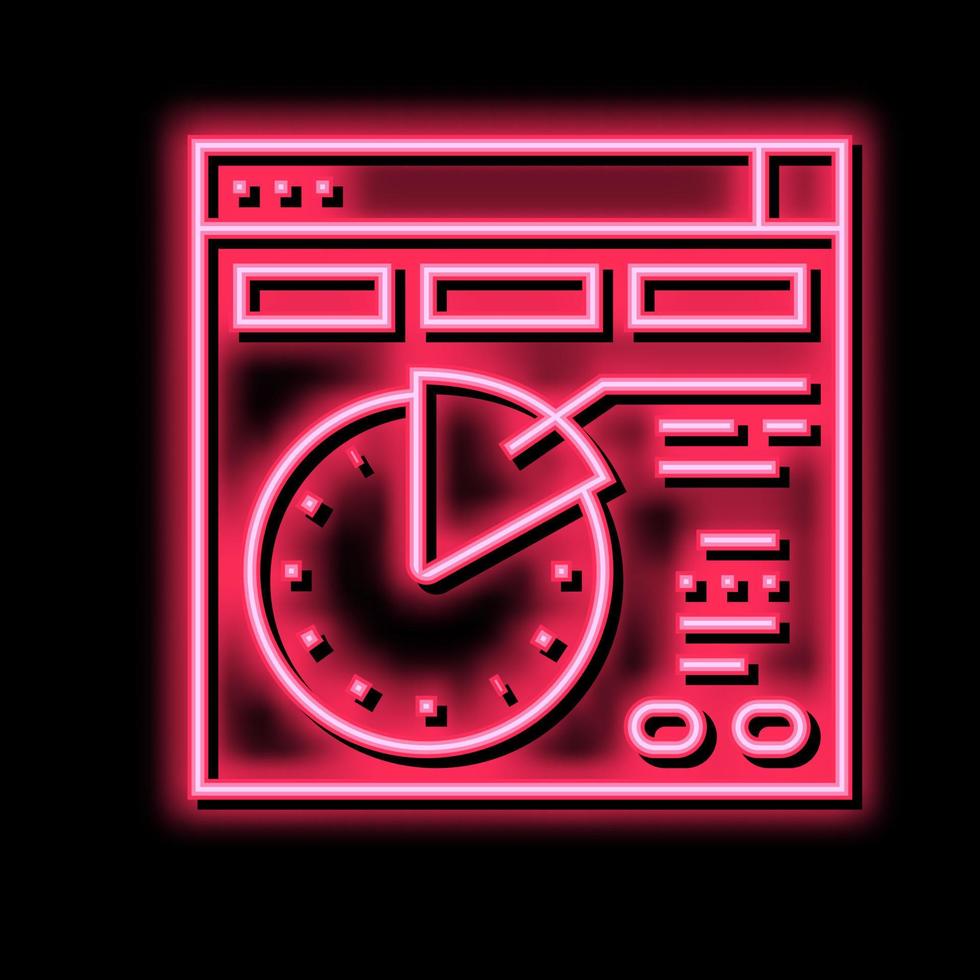 time planning color icon vector illustration sign