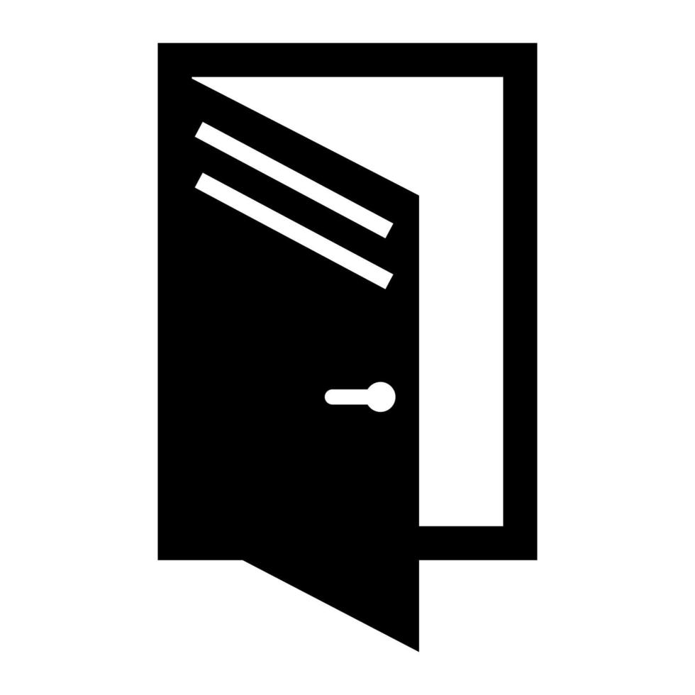 door icon illustration vector