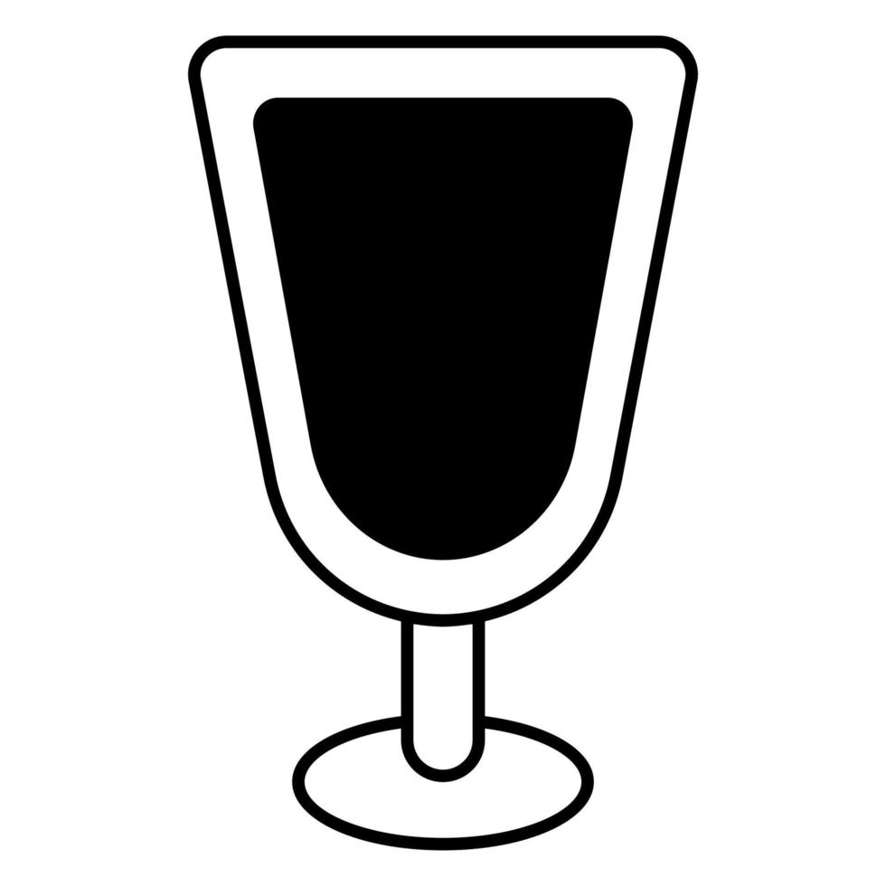 glass icon illustration vector