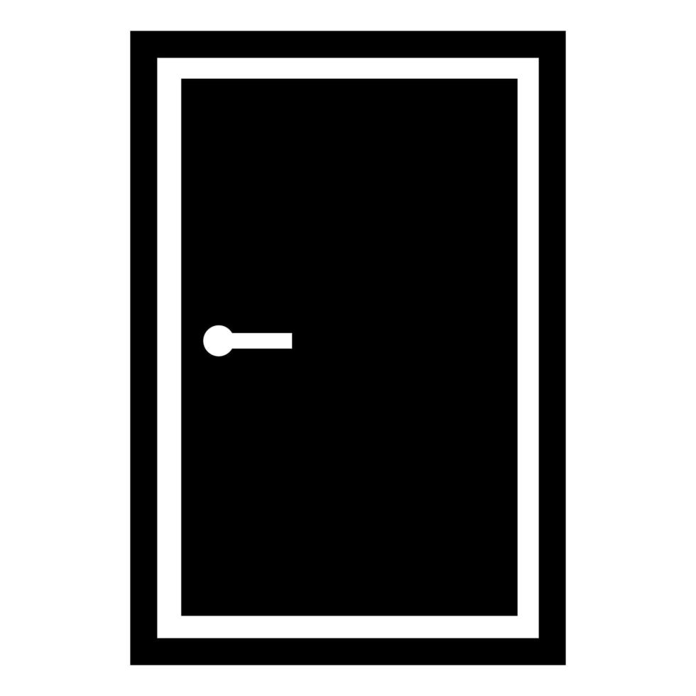 puerta icono ilustración vector