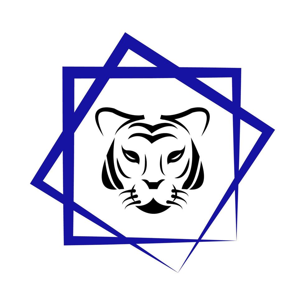 tiger icon illustration vector