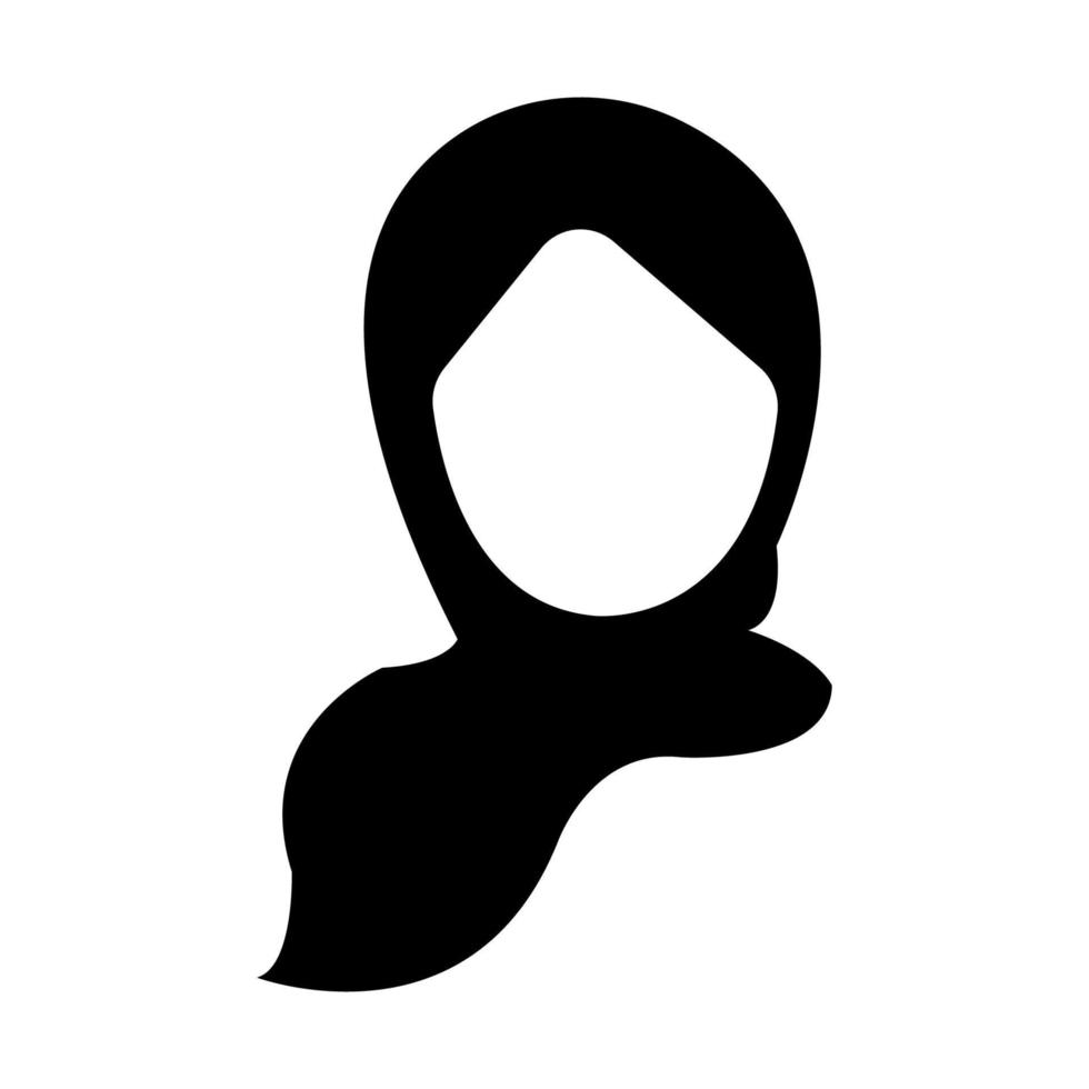 hijab icon illustration vector
