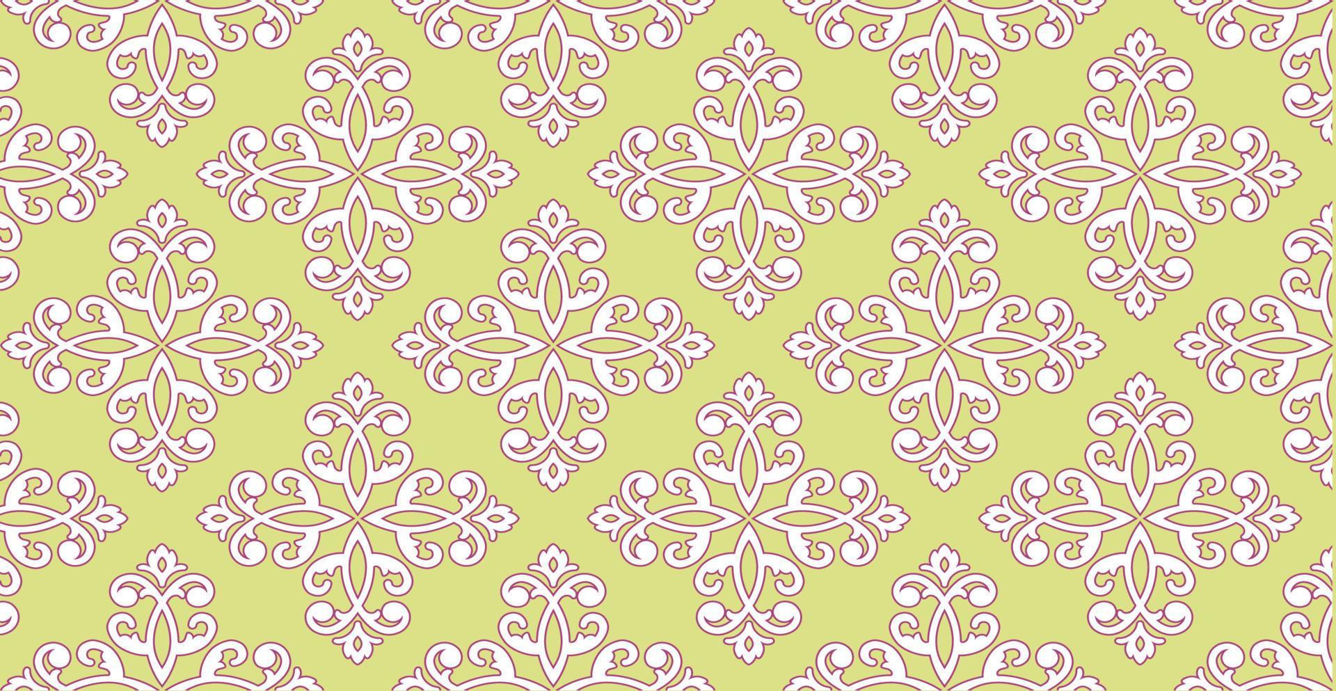 Vintage Victorian floral pattern. Vector floral engraved scroll