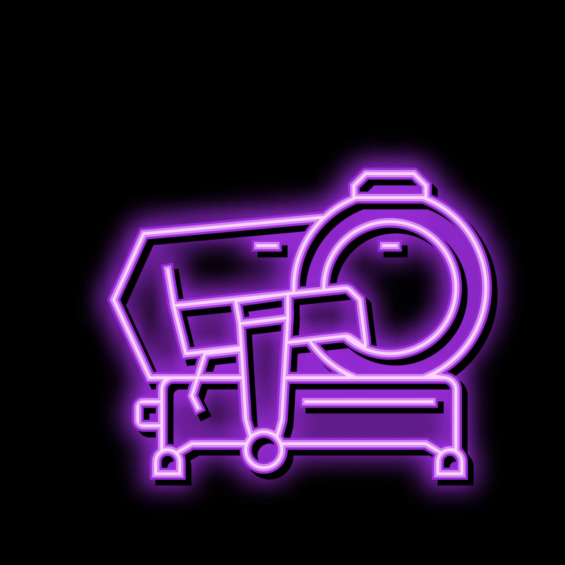 meat slicer neon glow icon illustration 20375818 Vector Art at Vecteezy