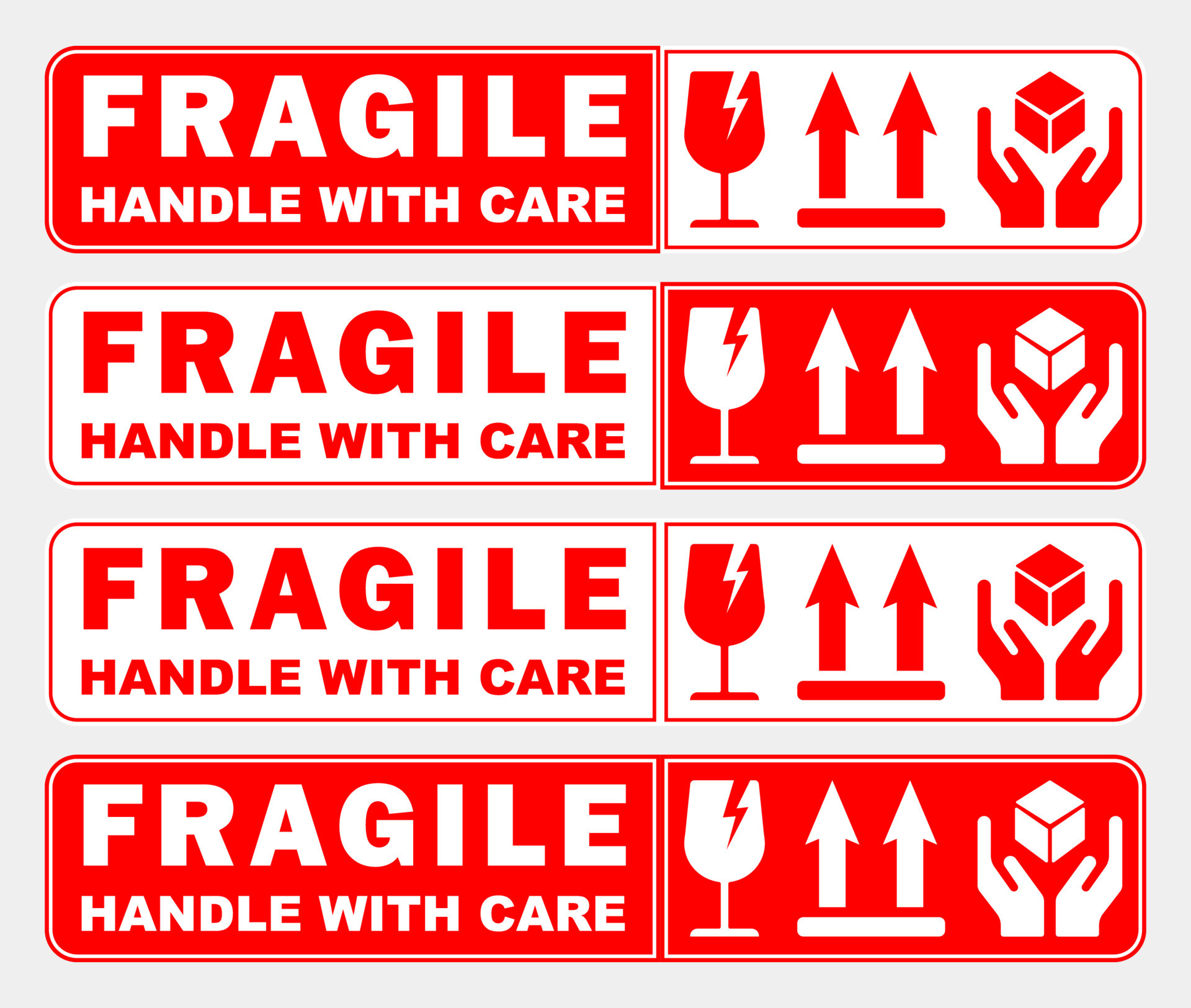 Fragile, Handle With Care Stickers