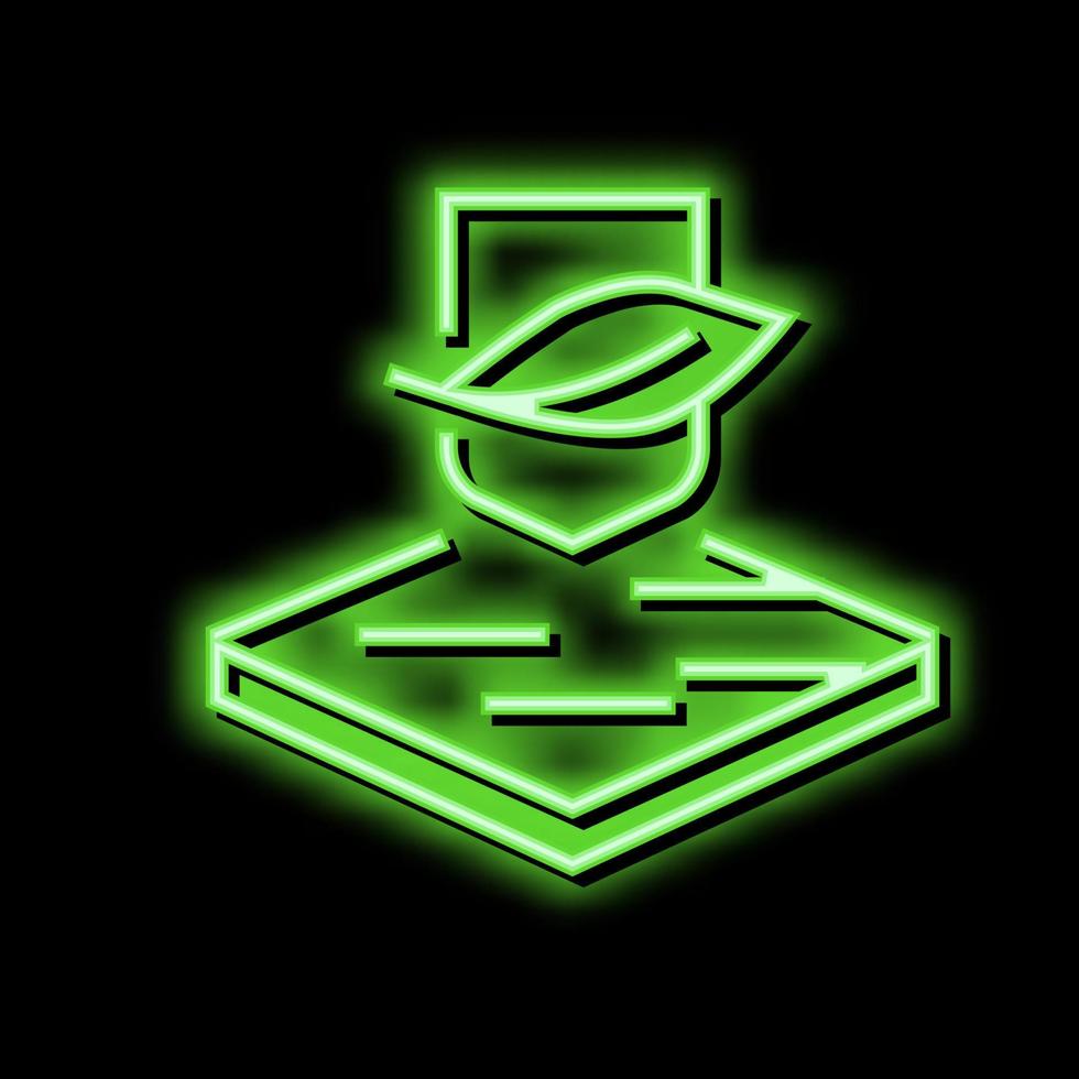 soft fabrics properties neon glow icon illustration vector