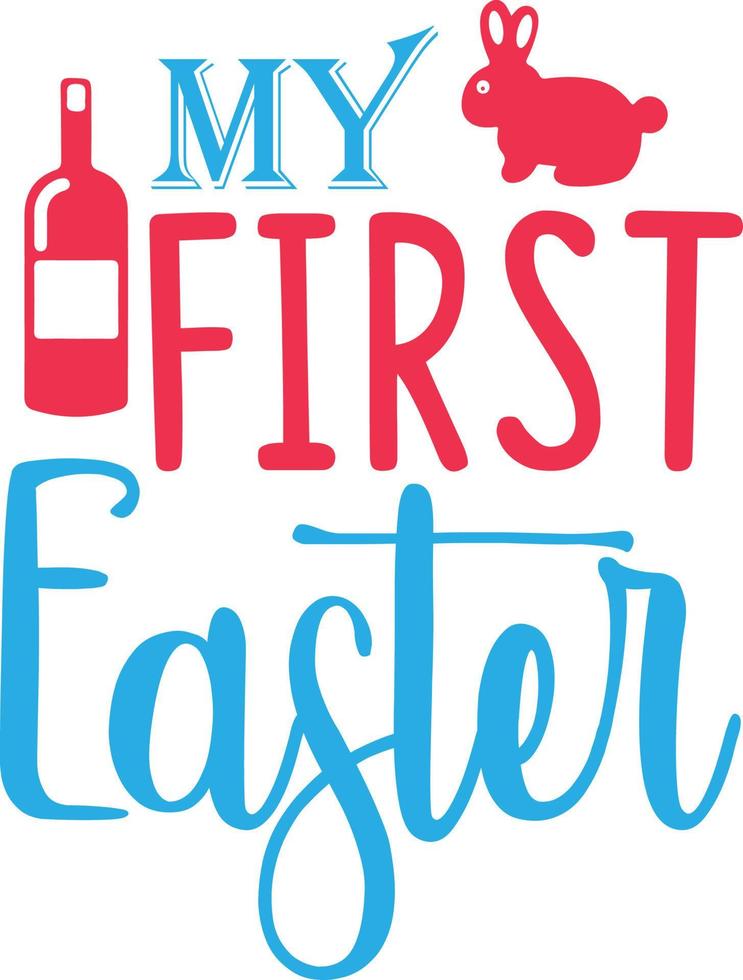 My First Easter vector