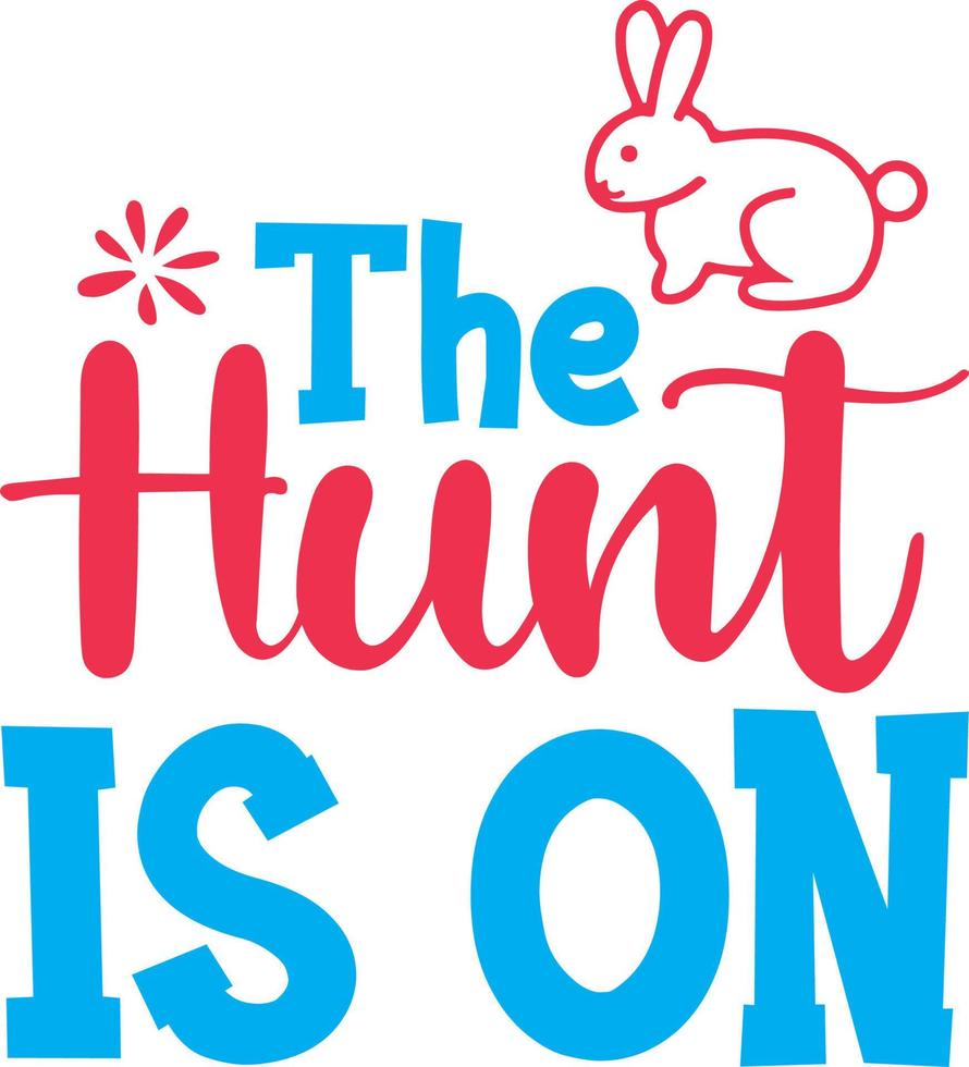 The Hunt is Soon vector