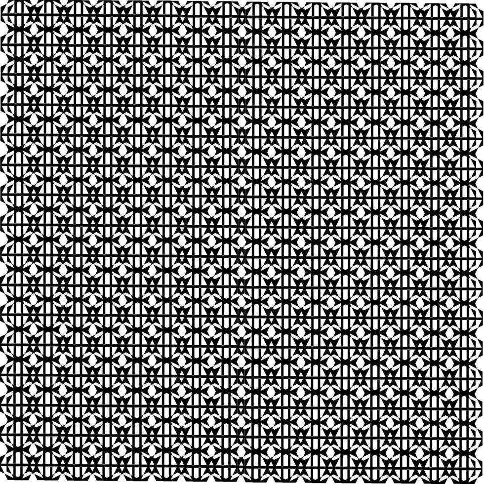 knitted Pattern Black and White vector