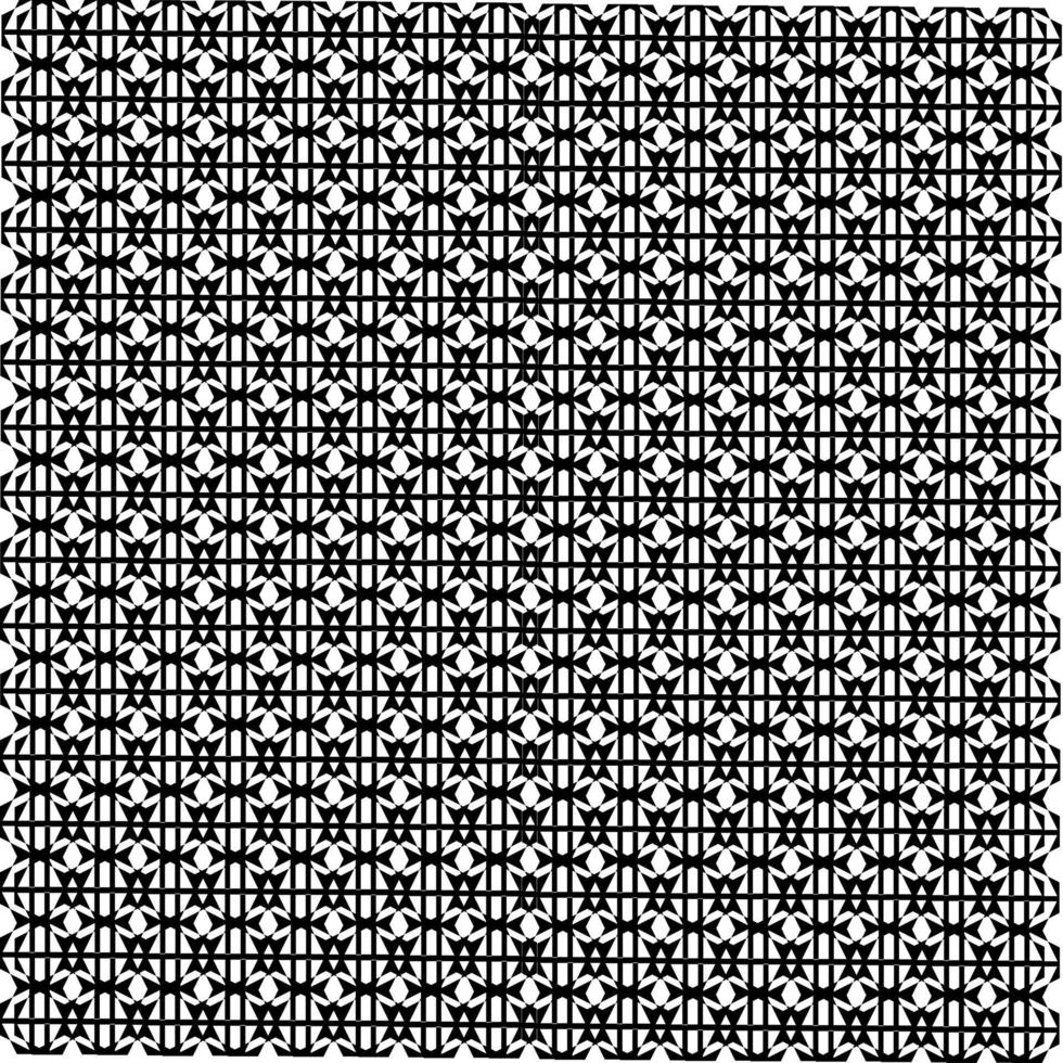 knitted Pattern Black and White vector