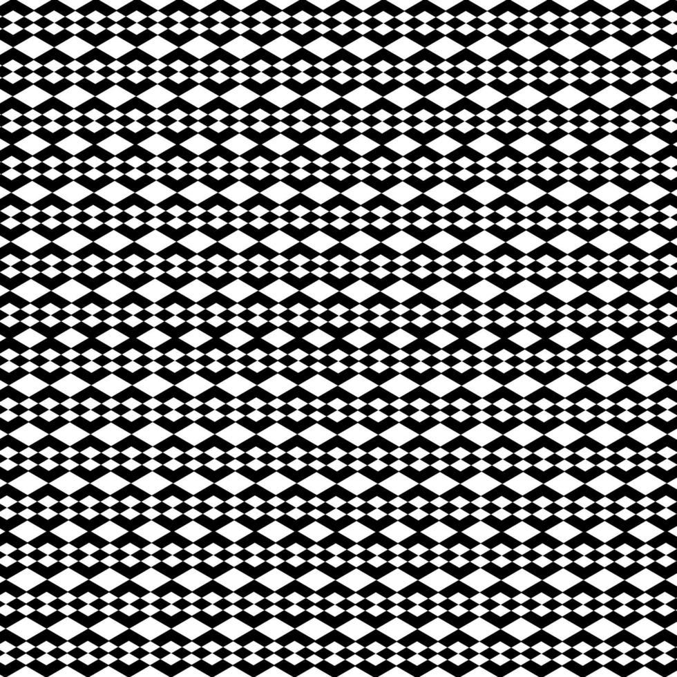Black and White Checkered Pattern editable vector