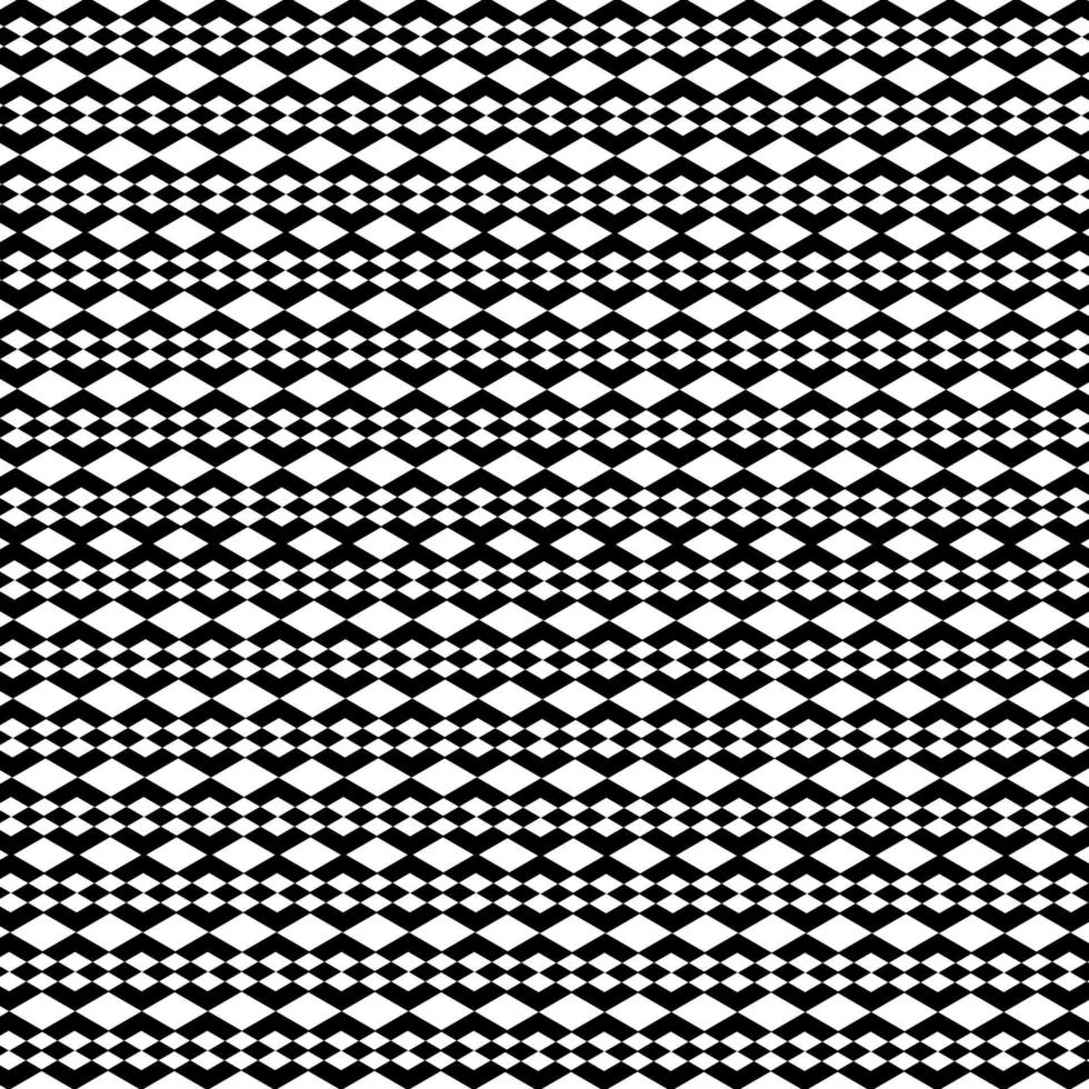 Black and White Checkered Pattern editable vector