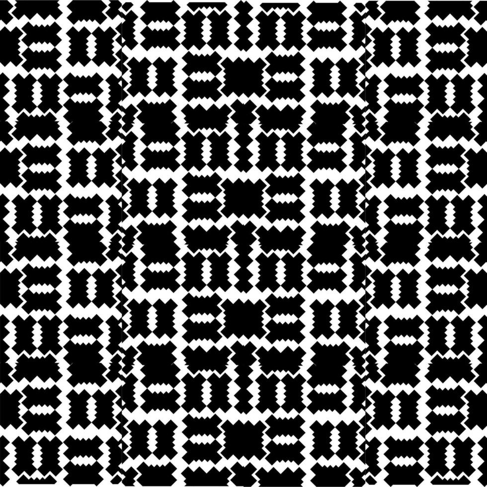 Black and White Checkered Pattern editable vector