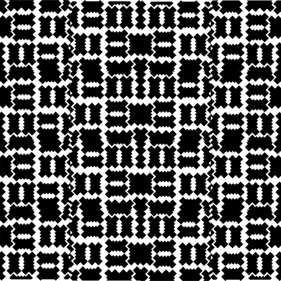 Black and White Checkered Pattern editable vector