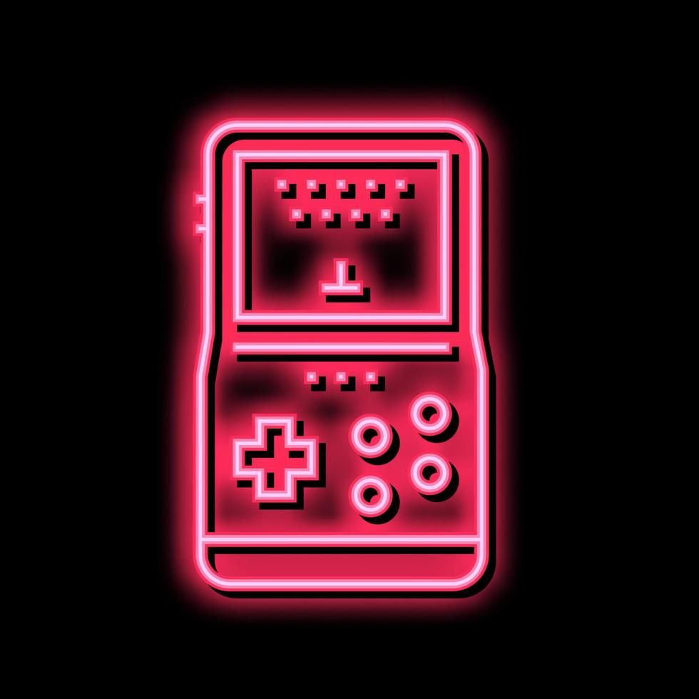 signo de ilustración de vector de icono de color de friki de juego