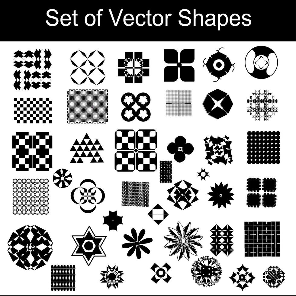 Pack of editable Vector Shapes