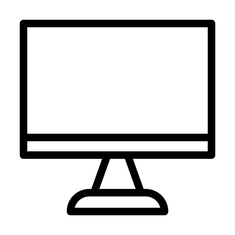 Computer Screen Icon Design vector