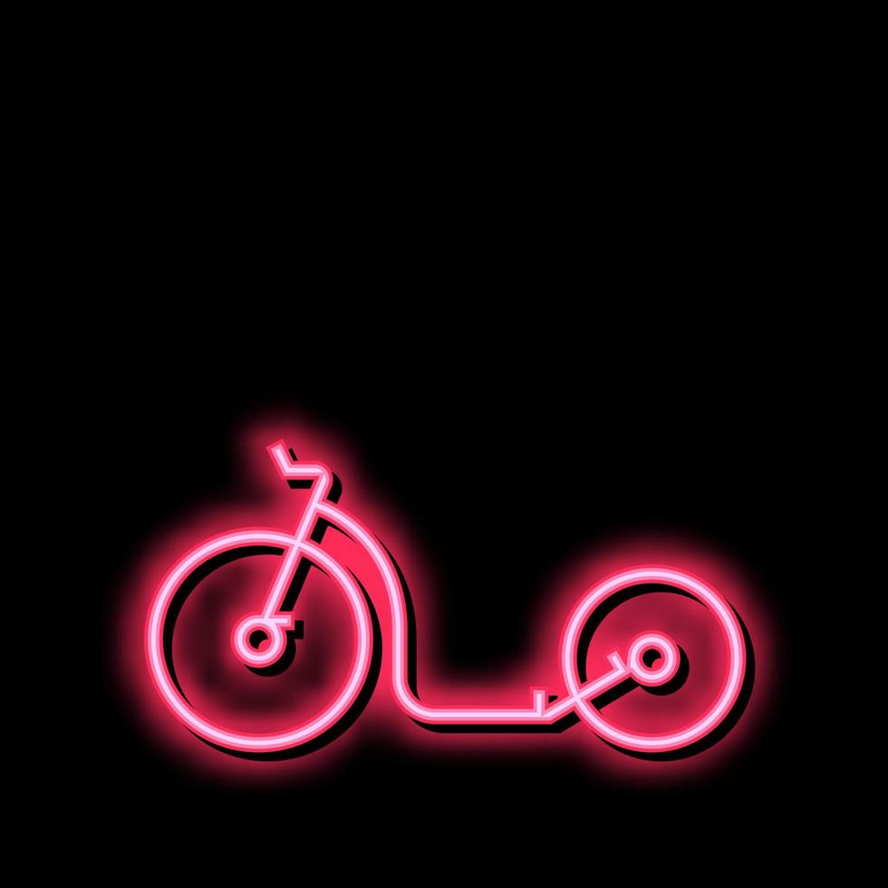 ilustración de vector de icono de color de bicicleta de prueba