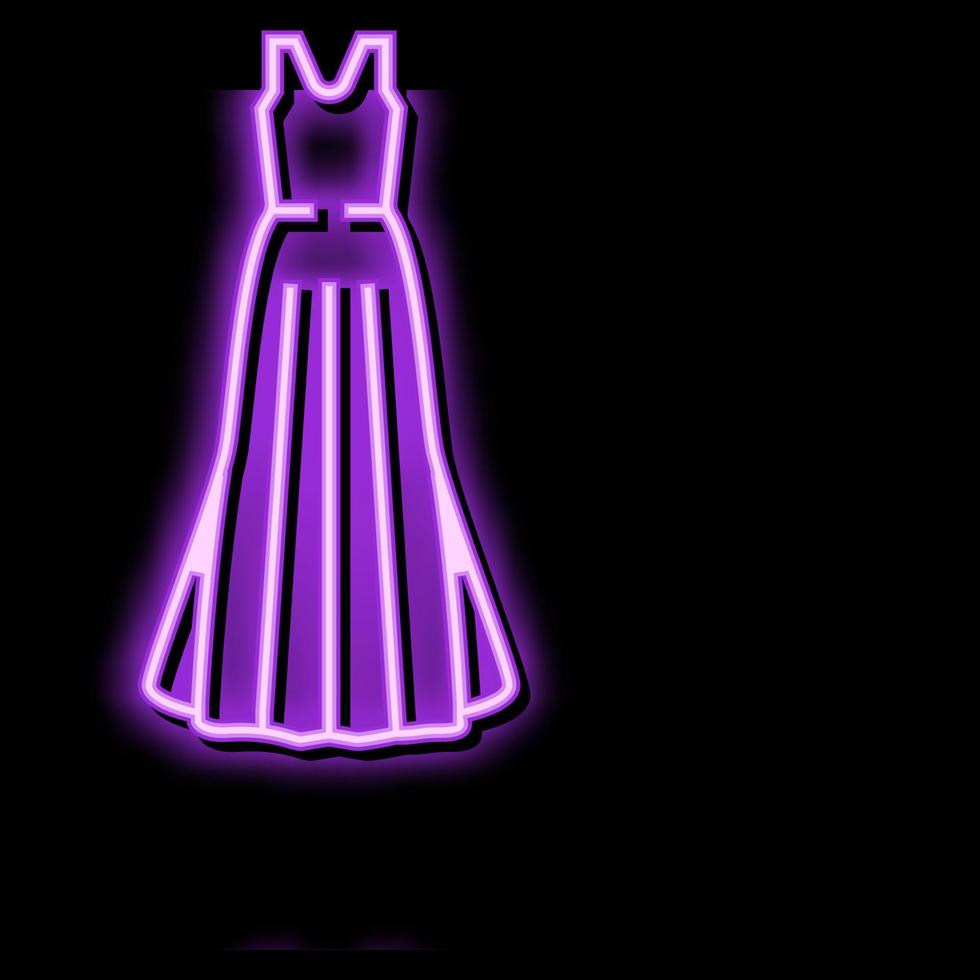 a line wedding dress color icon vector illustration