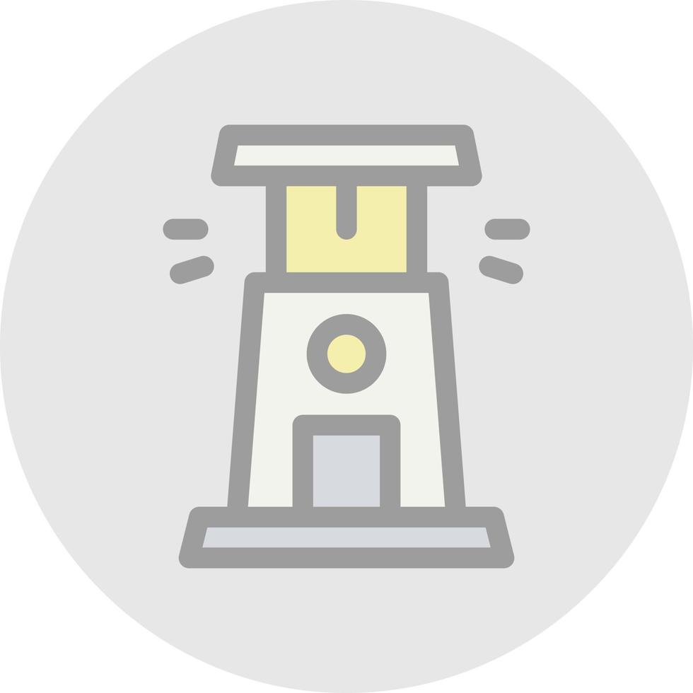 Lighthouse Vector Icon Design
