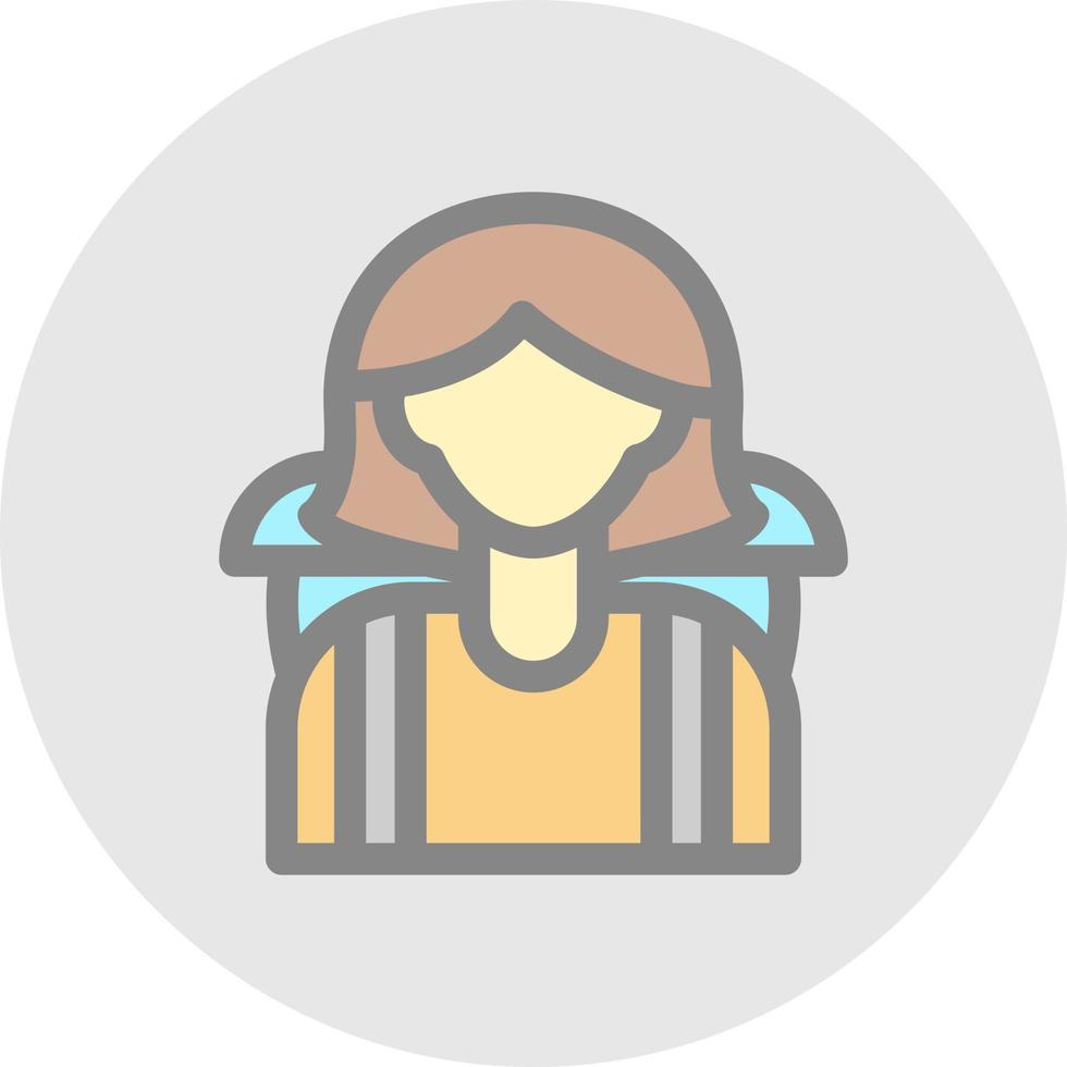 diseño de icono de vector de mujer viajera