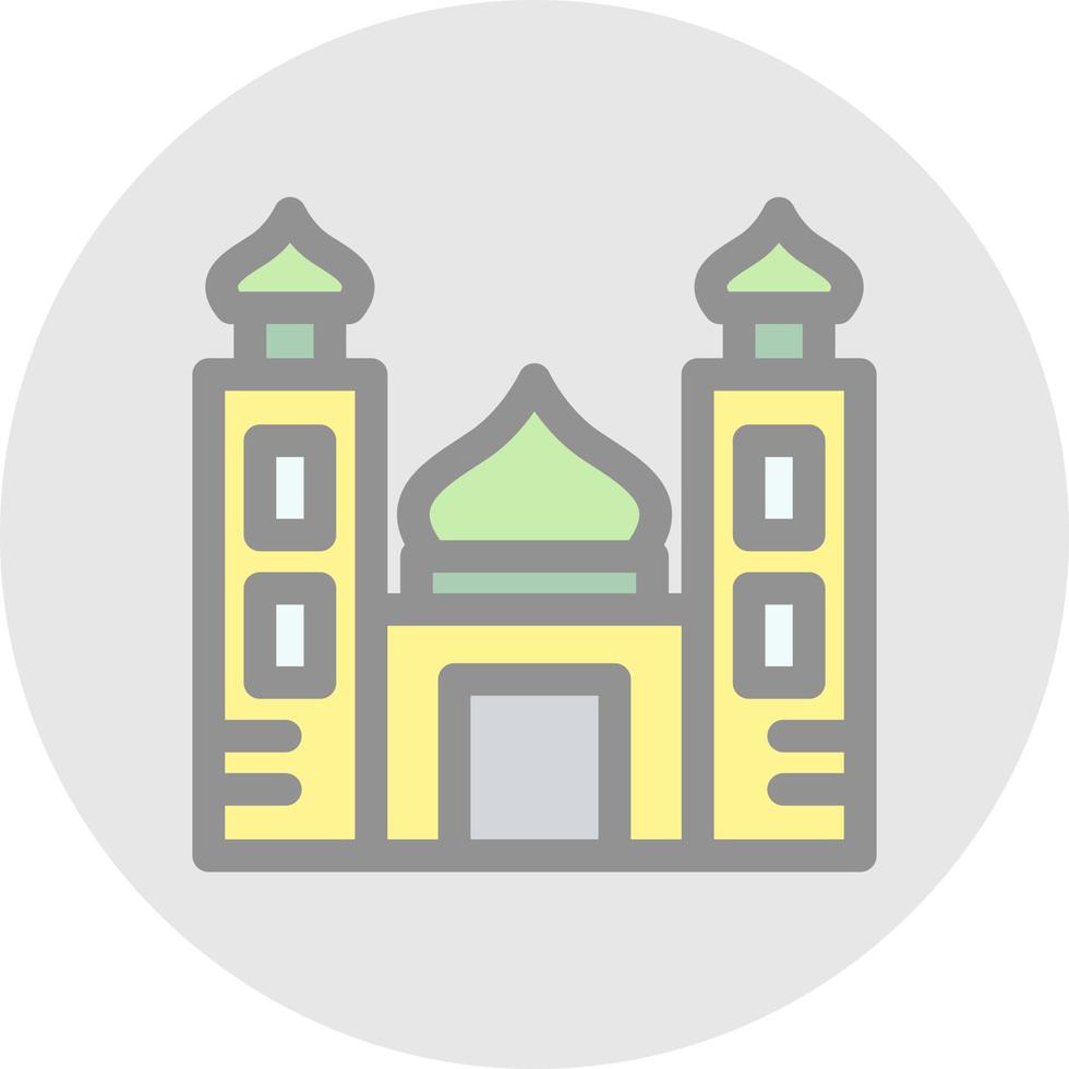 diseño de icono de vector de mezquita