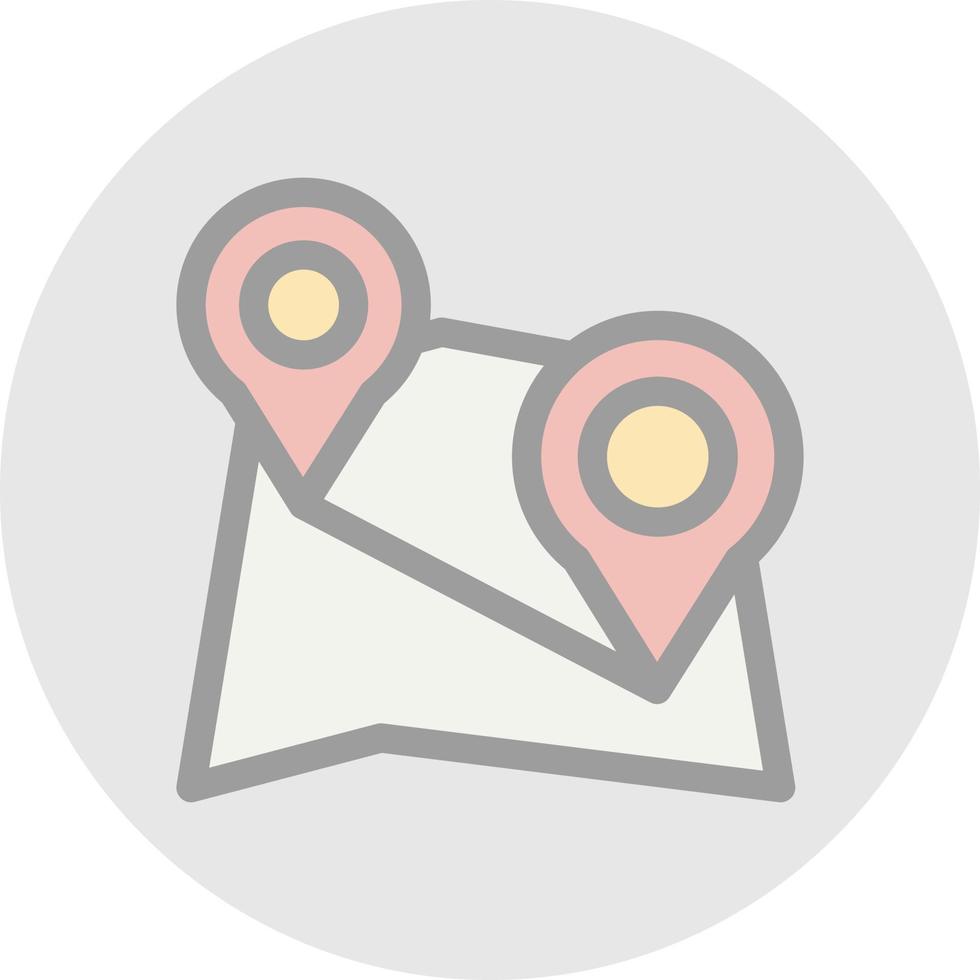 Multiple Destinations Vector Icon Design